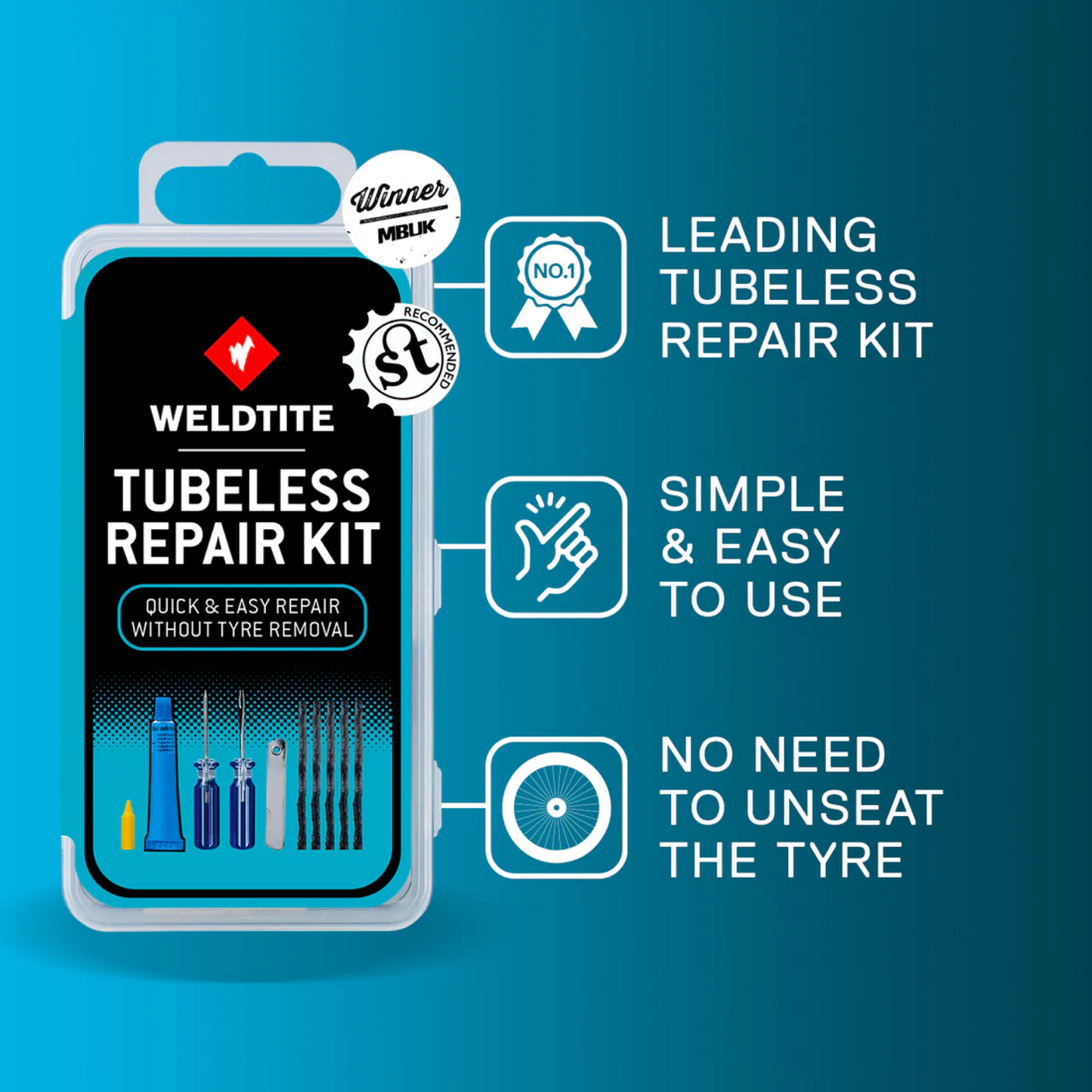 Weldtite Tubeless Repair Kit