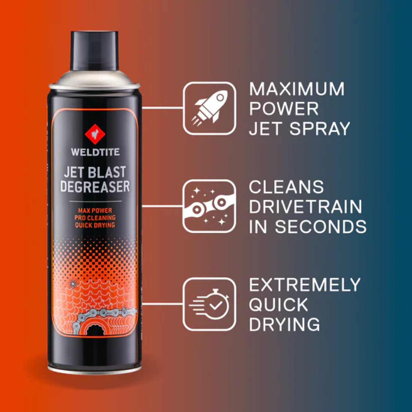 Weldtite Jet Blast Degreaser 500ml